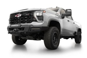 Chevrolet Silverado 2500 Front Bumper - Addictive Desert Designs - Phantom Winch - Hammer Black - 2024+